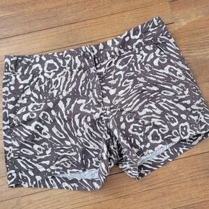 LOFT Brown Patterned Women's Shorts